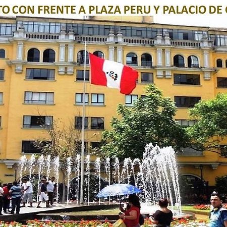 Apartamento Frente Al Palacio Gobierno Lima Bagian luar foto